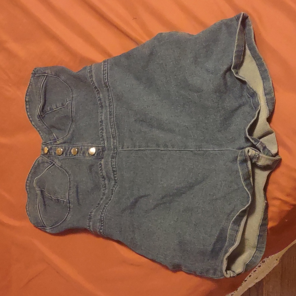 Country concert perfection Denim Jumper strapless